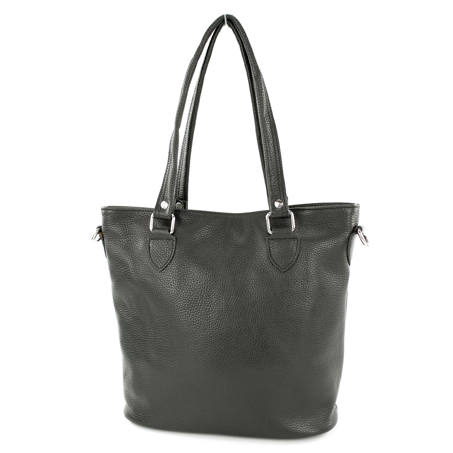 modamoda de - T215 -  Italienische Ledertasche Shopper Large