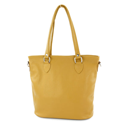modamoda de - T215 -  Italienische Ledertasche Shopper Large