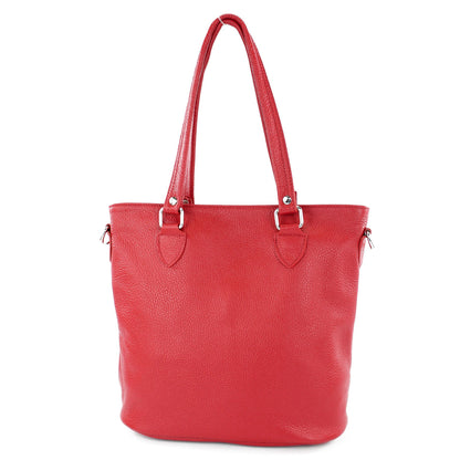 modamoda de - T215 -  Italienische Ledertasche Shopper Large