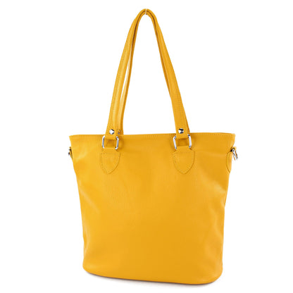 modamoda de - T215 -  Italienische Ledertasche Shopper Large