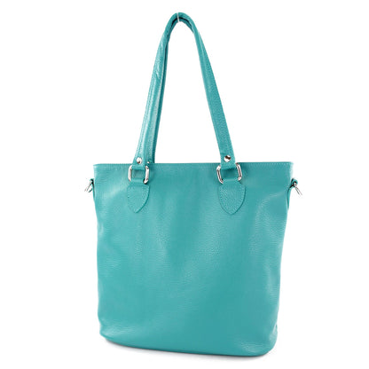 modamoda de - T215 -  Italienische Ledertasche Shopper Large