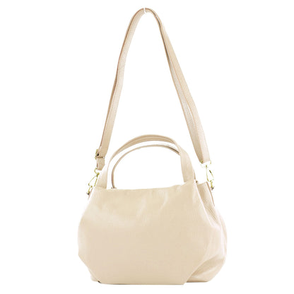 modamoda de T218 Damen Leder Henkeltasche Tragetasche Schultertasche handmade in Italy