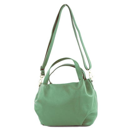 modamoda de T218 Damen Leder Henkeltasche Tragetasche Schultertasche handmade in Italy