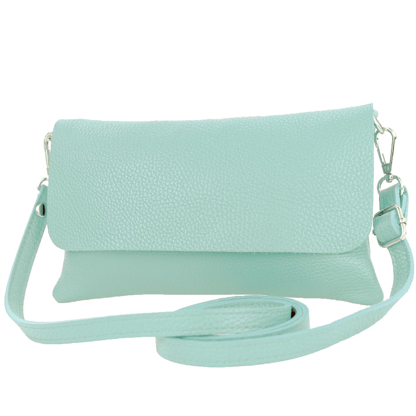 modamoda de T226 Damen Leder Clutch Umhängetasche Abendtasche Small handmade in Italy