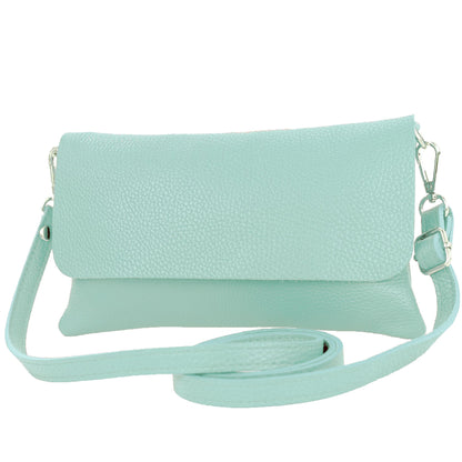 modamoda de T226 Damen Leder Clutch Umhängetasche Abendtasche Small handmade in Italy