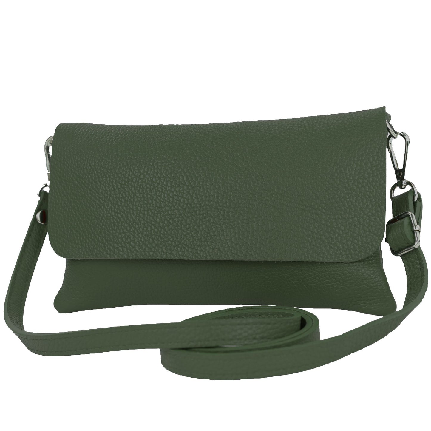modamoda de T226 Damen Leder Clutch Umhängetasche Abendtasche Small handmade in Italy