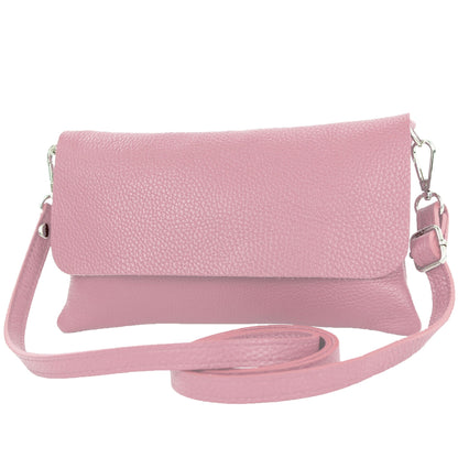 modamoda de T226 Damen Leder Clutch Umhängetasche Abendtasche Small handmade in Italy