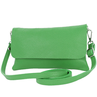 modamoda de T226 Damen Leder Clutch Umhängetasche Abendtasche Small handmade in Italy