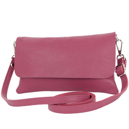 modamoda de T226 Damen Leder Clutch Umhängetasche Abendtasche Small handmade in Italy