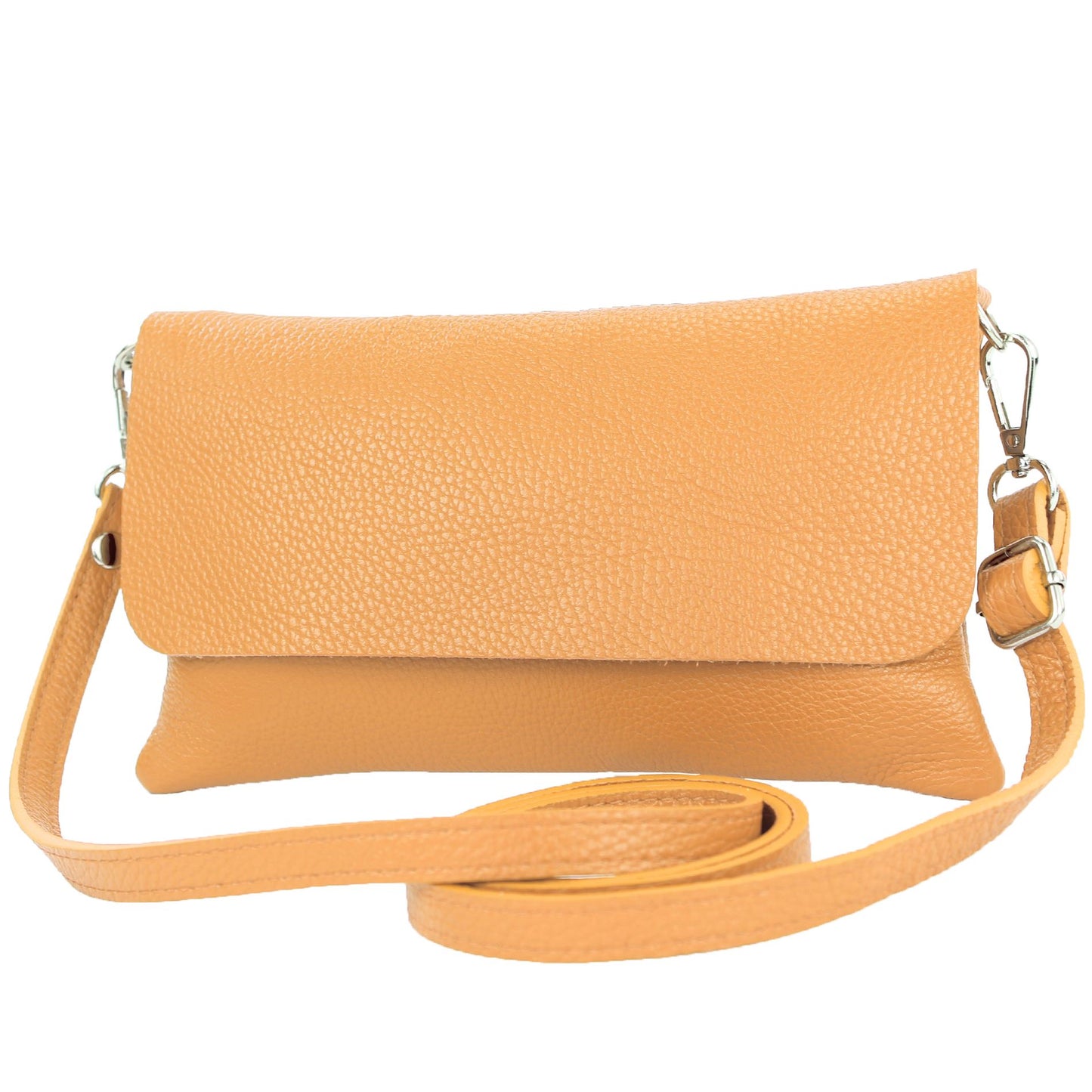 modamoda de T226 Damen Leder Clutch Umhängetasche Abendtasche Small handmade in Italy