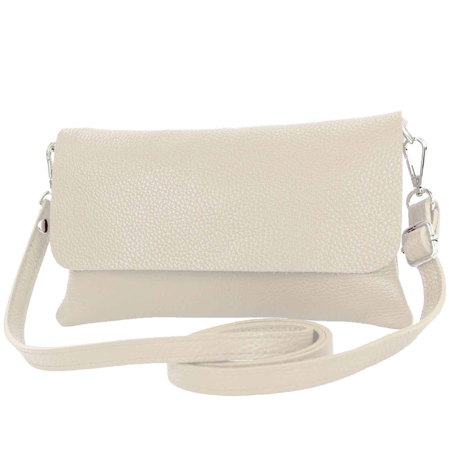 modamoda de T226 Damen Leder Clutch Umhängetasche Abendtasche Small handmade in Italy