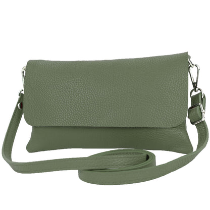 modamoda de T226 Damen Leder Clutch Umhängetasche Abendtasche Small handmade in Italy