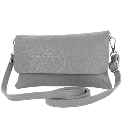 modamoda de T226 Damen Leder Clutch Umhängetasche Abendtasche Small handmade in Italy
