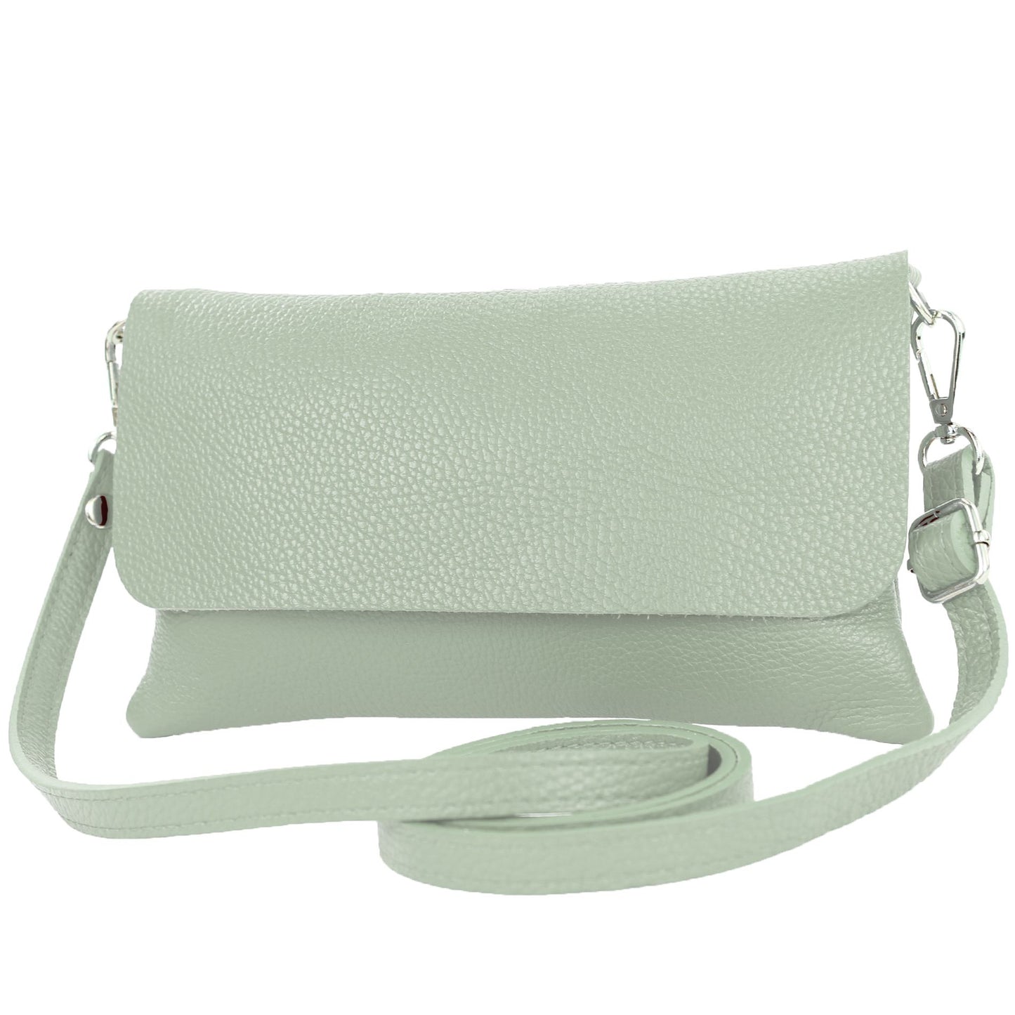 modamoda de T226 Damen Leder Clutch Umhängetasche Abendtasche Small handmade in Italy