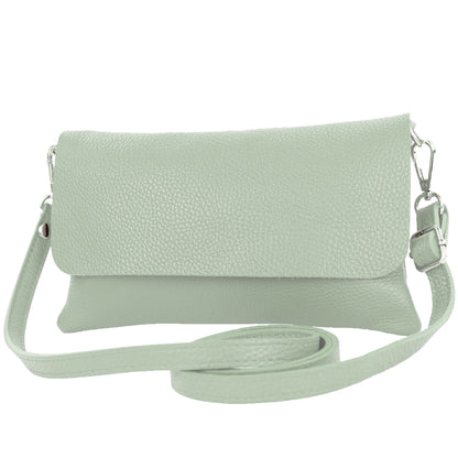 modamoda de T226 Damen Leder Clutch Umhängetasche Abendtasche Small handmade in Italy