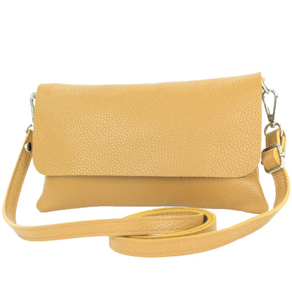 modamoda de T226 Damen Leder Clutch Umhängetasche Abendtasche Small handmade in Italy