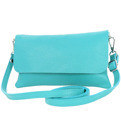modamoda de T226 Damen Leder Clutch Umhängetasche Abendtasche Small handmade in Italy