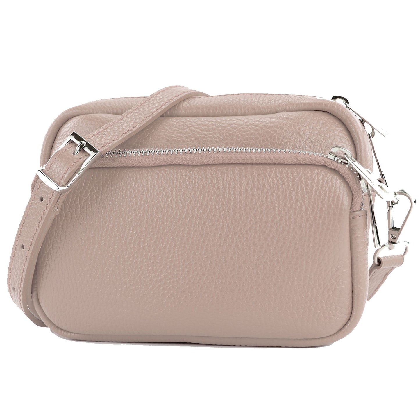 modamoda de - T231 - ital. Umhängetasche Klein Small aus Leder