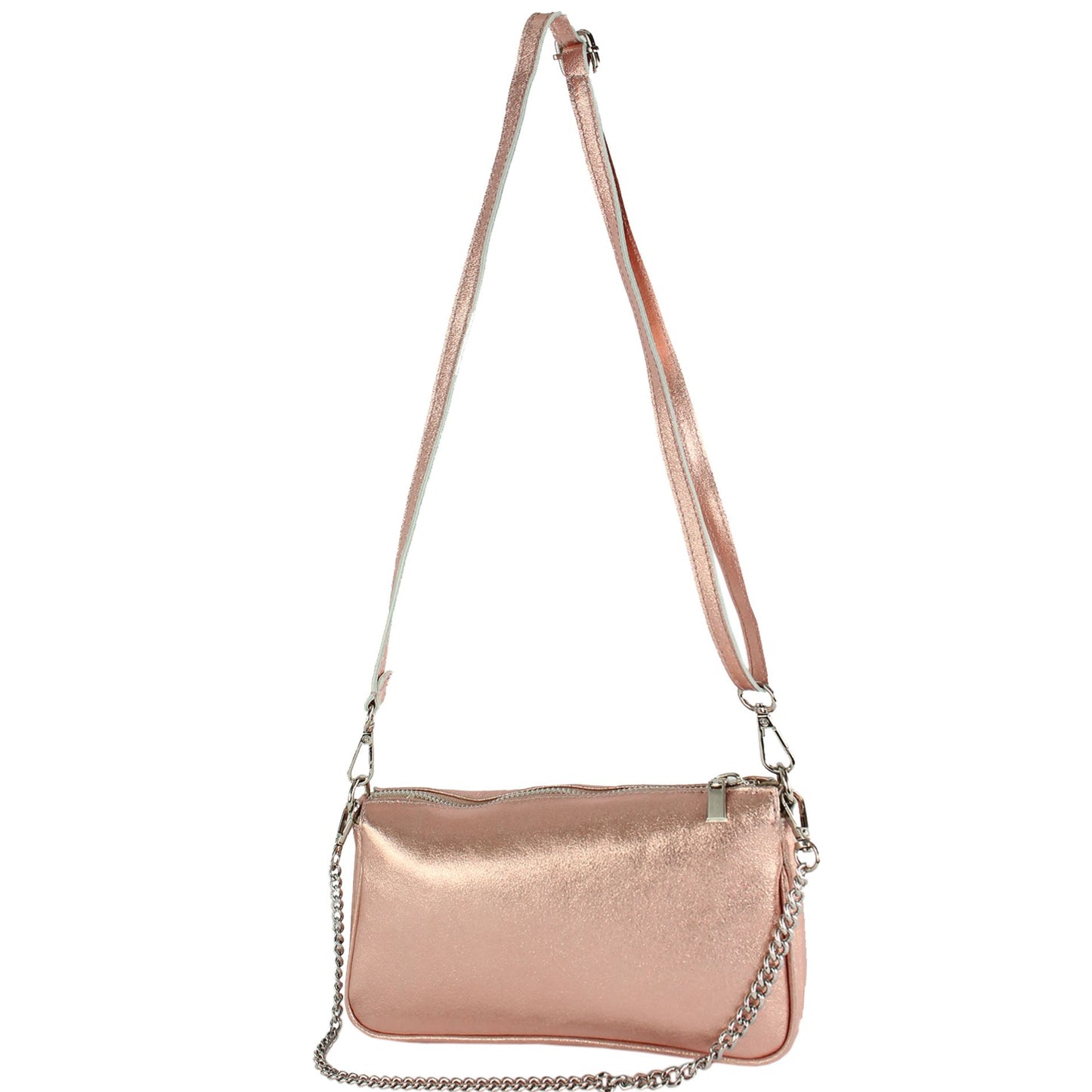 modamoda de - T237 - Umhängetasche Klein Small aus ital. Leder