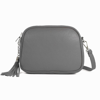 modamoda de - T238 - ital. Damen Umhängetasche Leder Medium