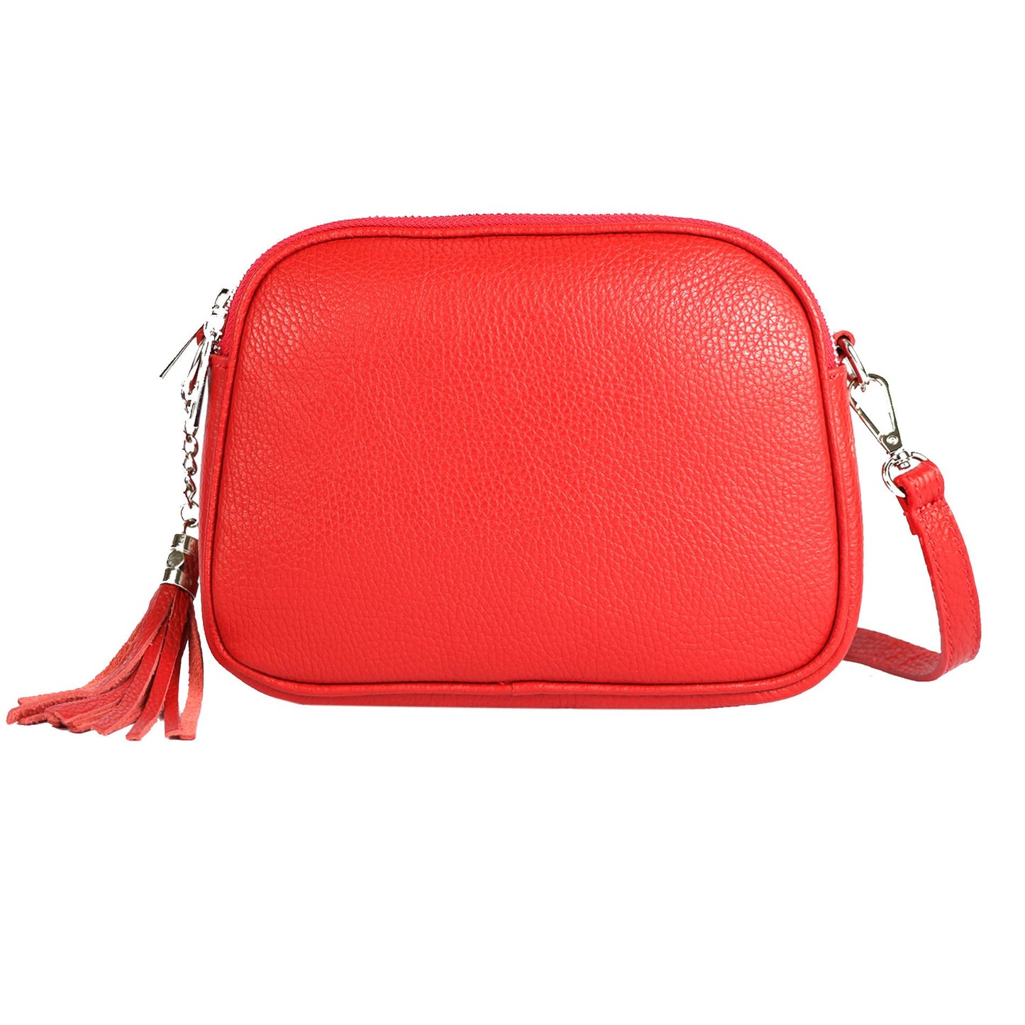 modamoda de - T238 - ital. Damen Umhängetasche Leder Medium