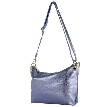 modamoda de - T243 - ital. Umhängetasche Klein Small aus Leder