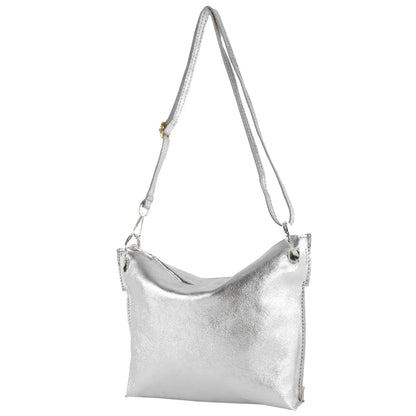 modamoda de - T243 - ital. Umhängetasche Klein Small aus Leder