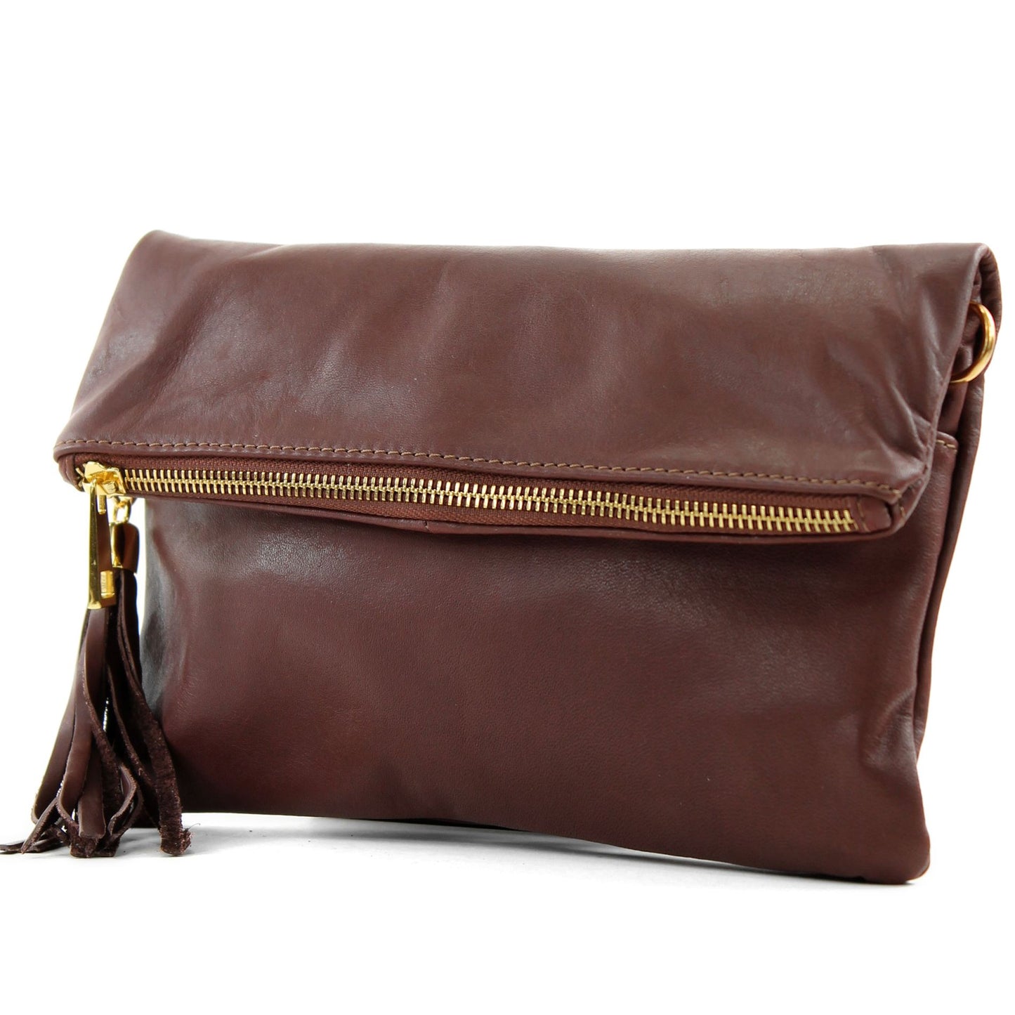 modamoda de - T54 -  ital Kleine Clutch aus Nappaleder