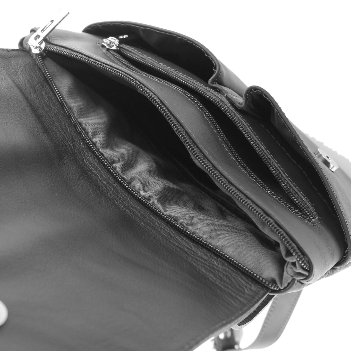 modamoda de T63 Damen Nappaleder Umhängetasche Schultertasche handmade in Italy
