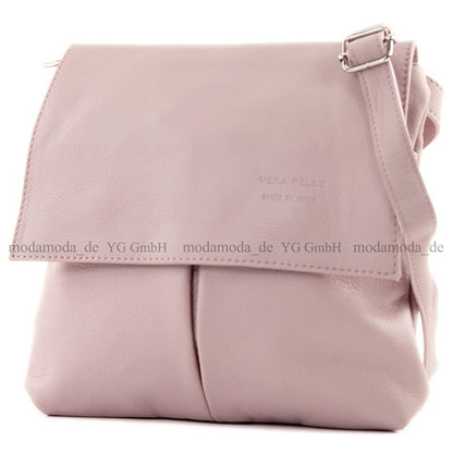 modamoda de T63 Damen Nappaleder Umhängetasche Schultertasche handmade in Italy