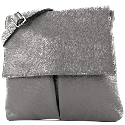 modamoda de T63LEDER Damen Leder Umhängetasche Schultertasche handmade in Italy