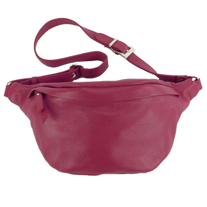 modamoda de - T77 -  ital. Hüfttasche Bauchtasche Brusttasche Medium aus weichem Leder