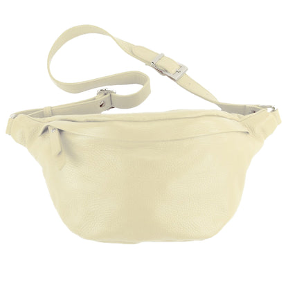 modamoda de - T77 -  ital. Hüfttasche Bauchtasche Brusttasche Medium aus weichem Leder