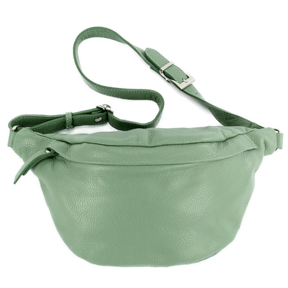 modamoda de - T77 -  ital. Hüfttasche Bauchtasche Brusttasche Medium aus weichem Leder