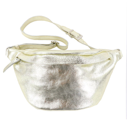 modamoda de - T77 -  ital. Hüfttasche Bauchtasche Brusttasche Medium aus weichem Leder