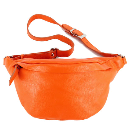modamoda de - T77 -  ital. Hüfttasche Bauchtasche Brusttasche Medium aus weichem Leder