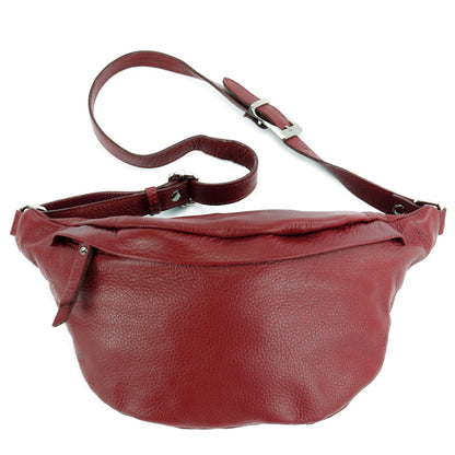 modamoda de - T77 -  ital. Hüfttasche Bauchtasche Brusttasche Medium aus weichem Leder
