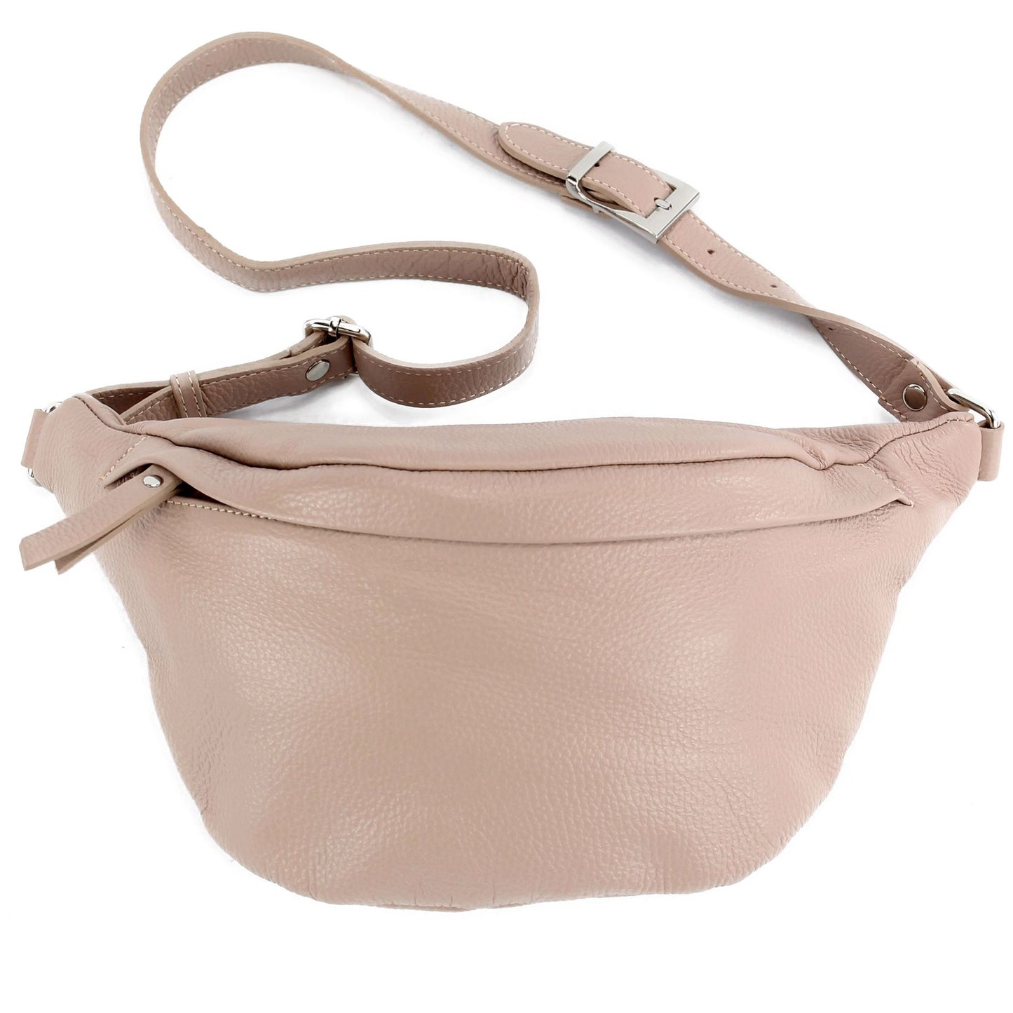 modamoda de - T77 -  ital. Hüfttasche Bauchtasche Brusttasche Medium aus weichem Leder