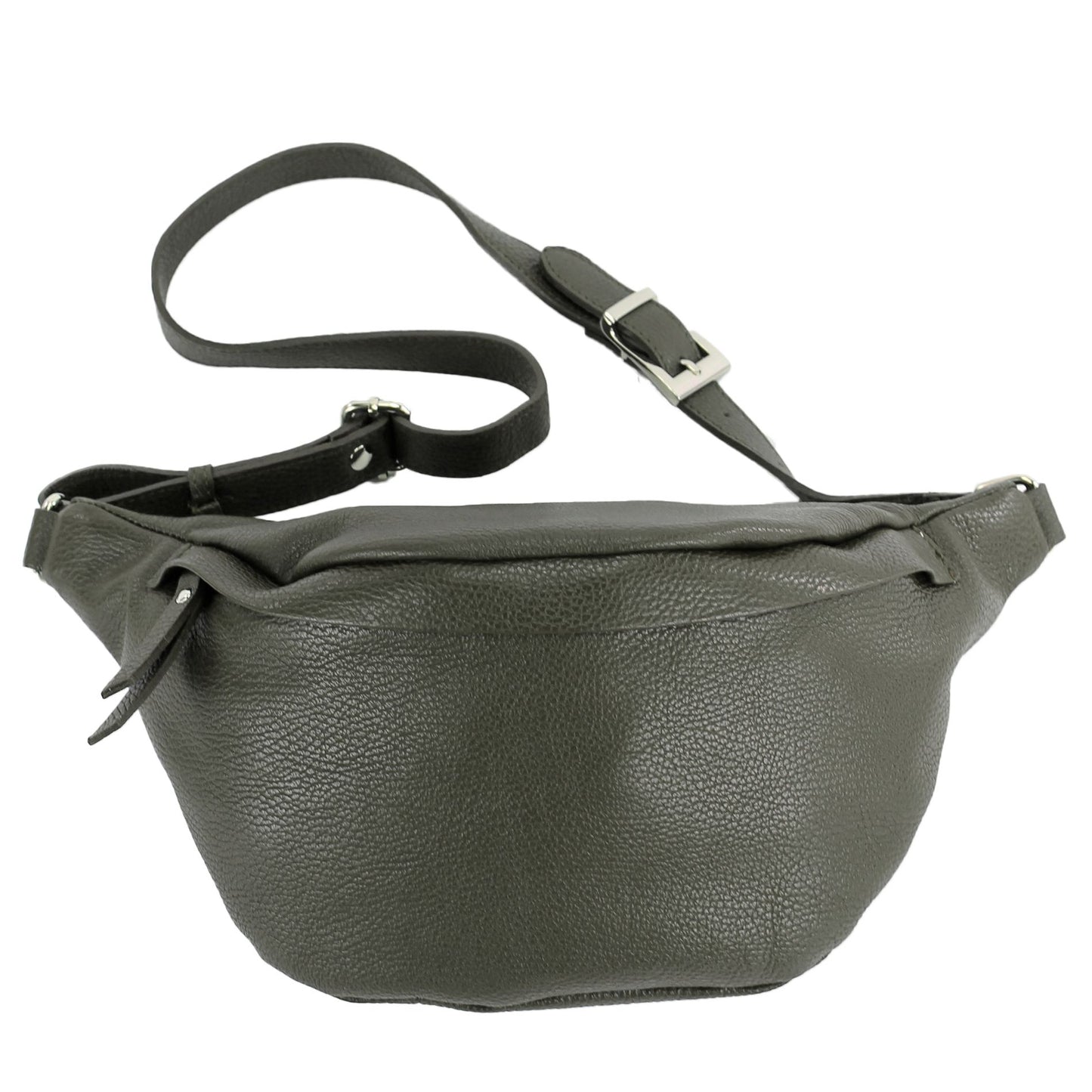 modamoda de - T77 -  ital. Hüfttasche Bauchtasche Brusttasche Medium aus weichem Leder