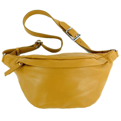 modamoda de - T77 -  ital. Hüfttasche Bauchtasche Brusttasche Medium aus weichem Leder