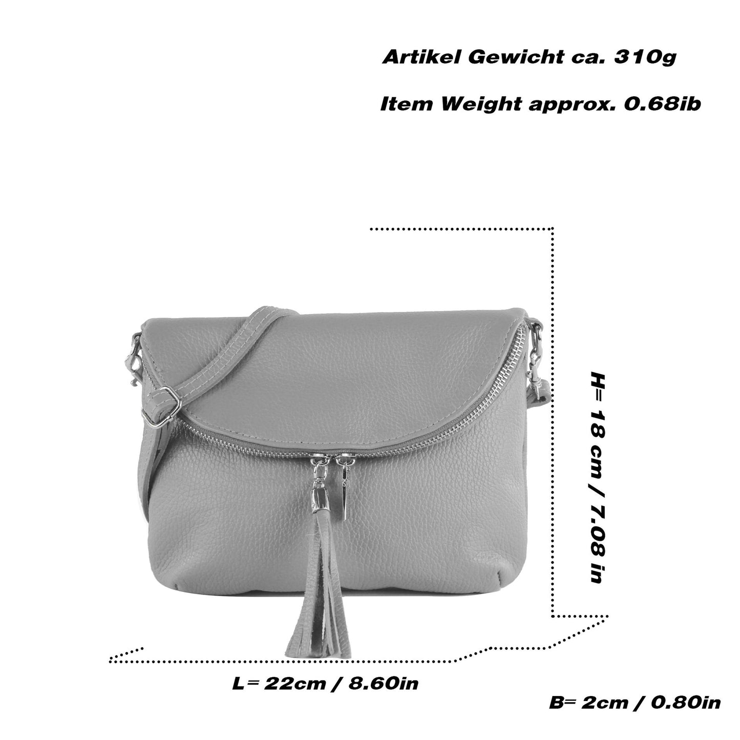 modamoda de T07LEDER Damen Leder kleine Umhängetasche Abendtasche handmade in Italy