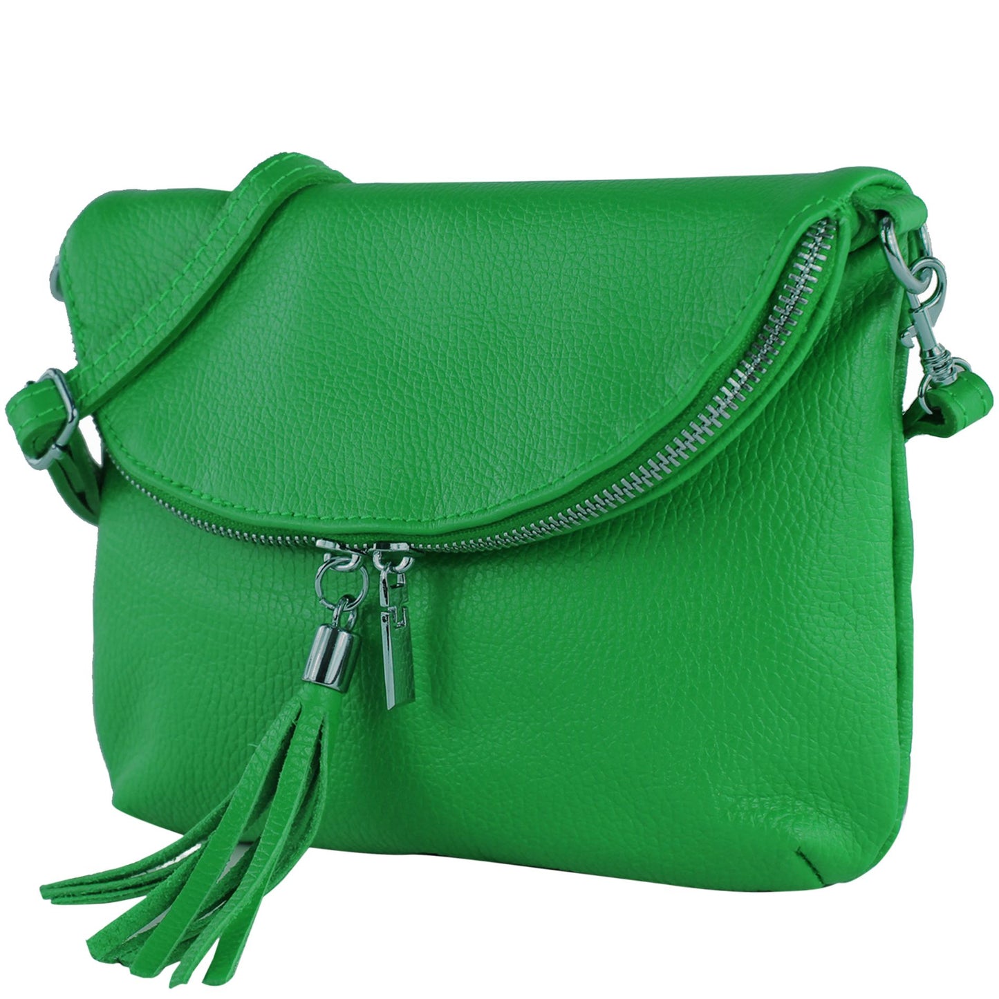 modamoda de T07LEDER Damen Leder kleine Umhängetasche Abendtasche handmade in Italy
