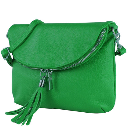 modamoda de T07LEDER Damen Leder kleine Umhängetasche Abendtasche handmade in Italy