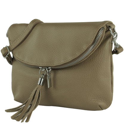 modamoda de T07LEDER Damen Leder kleine Umhängetasche Abendtasche handmade in Italy