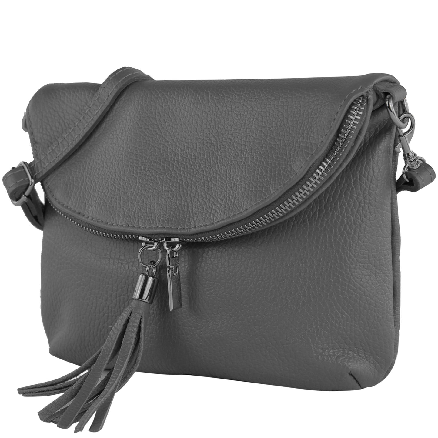 modamoda de T07LEDER Damen Leder kleine Umhängetasche Abendtasche handmade in Italy