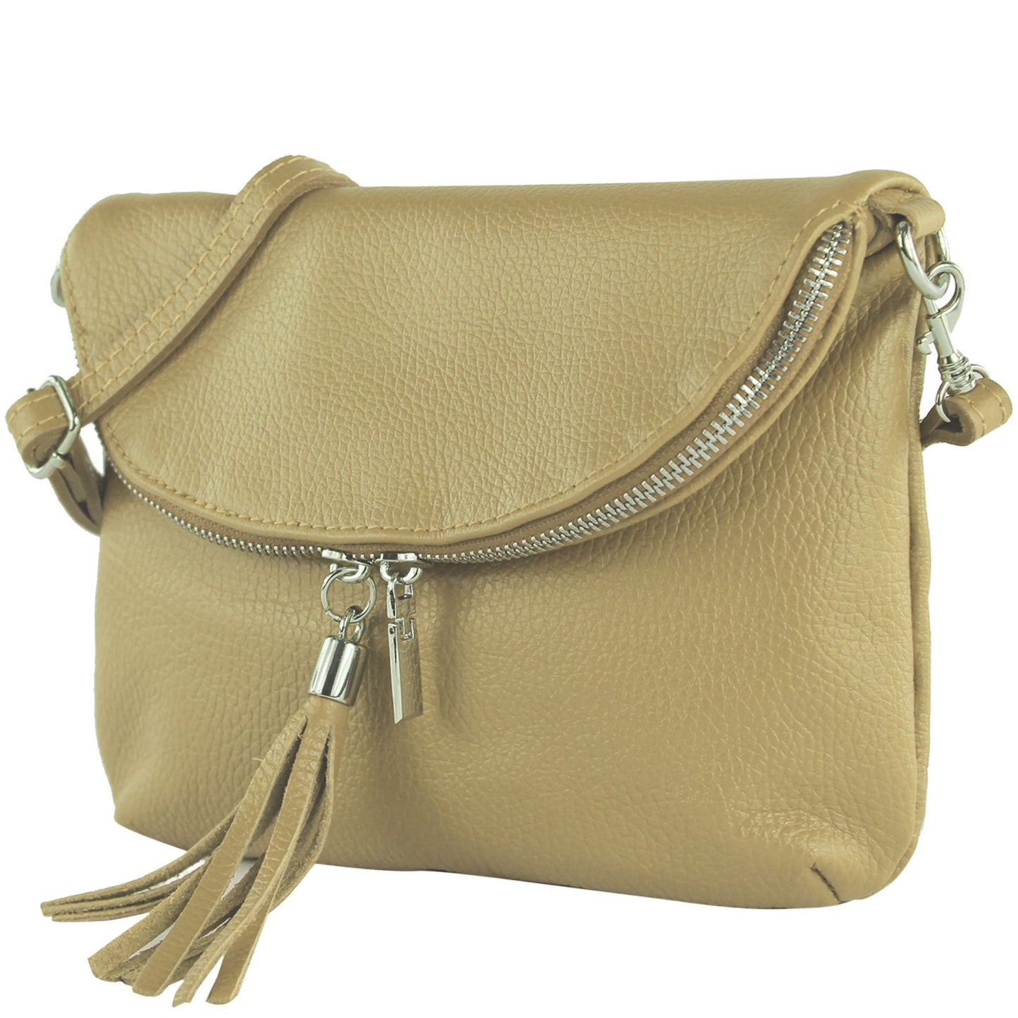 modamoda de T07LEDER Damen Leder kleine Umhängetasche Abendtasche handmade in Italy