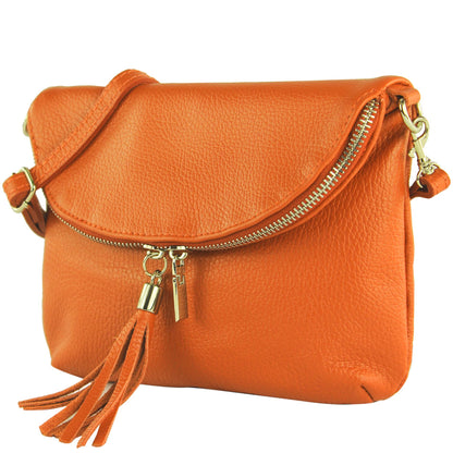 modamoda de T07LEDER Damen Leder kleine Umhängetasche Abendtasche handmade in Italy