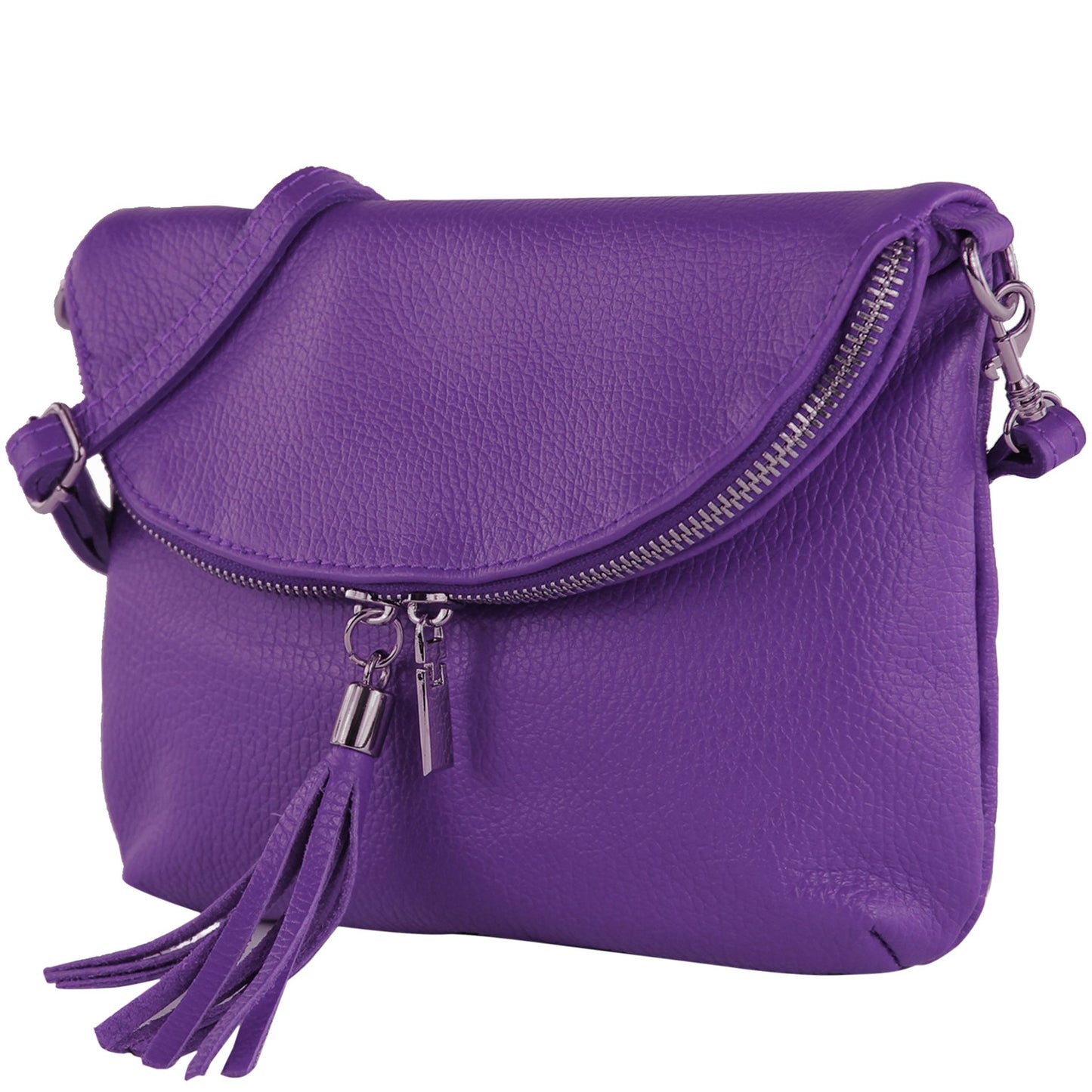 modamoda de T07LEDER Damen Leder kleine Umhängetasche Abendtasche handmade in Italy