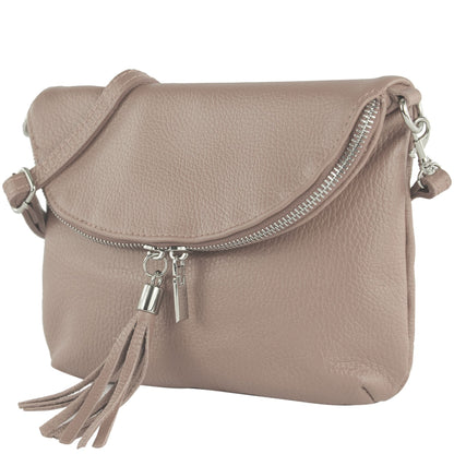 modamoda de T07LEDER Damen Leder kleine Umhängetasche Abendtasche handmade in Italy