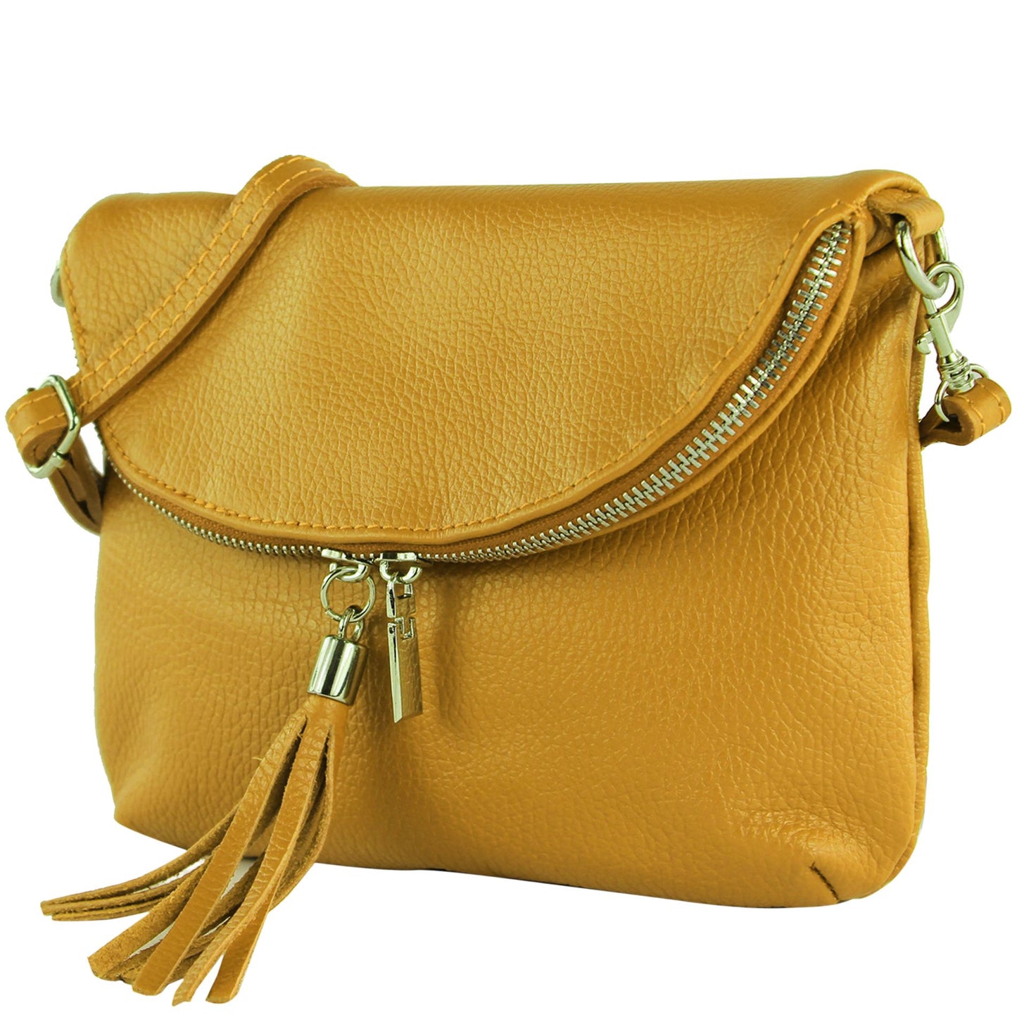 modamoda de T07LEDER Damen Leder kleine Umhängetasche Abendtasche handmade in Italy